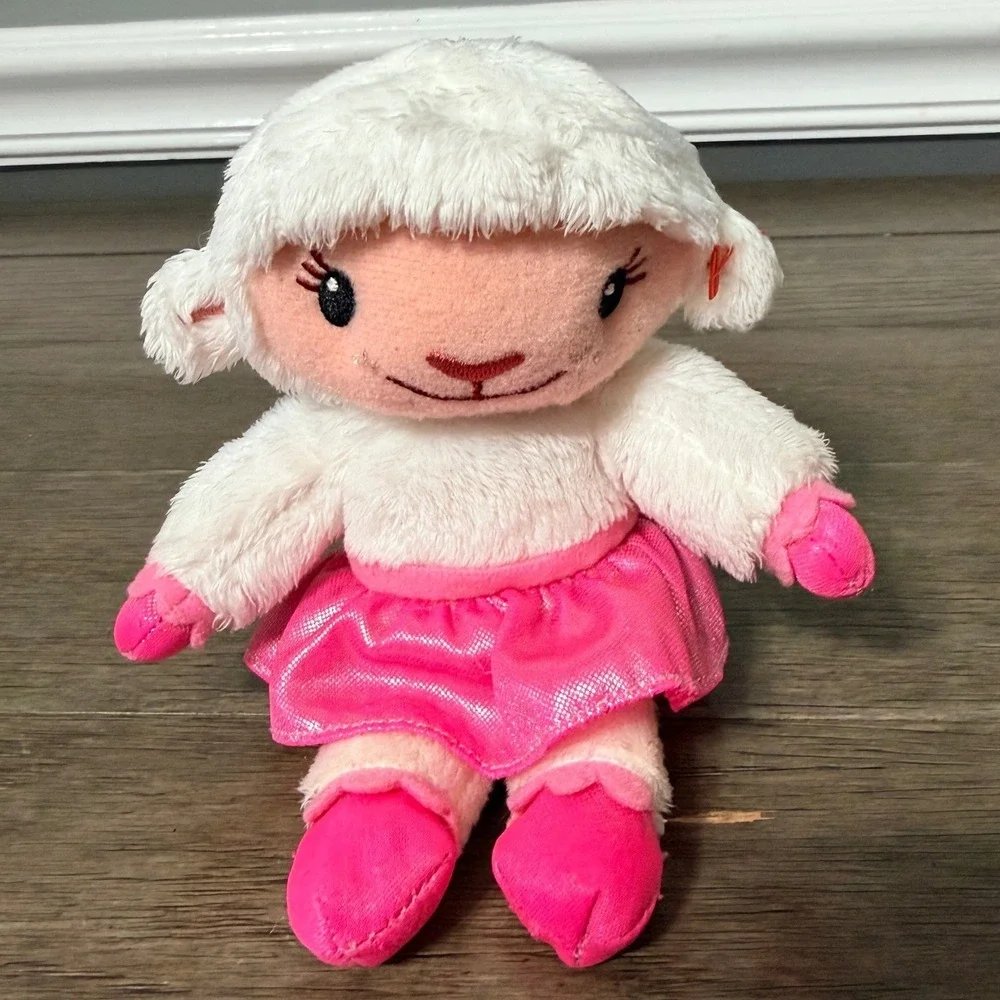 Disney Junior Doc McStuffins Lambie Plush Stuffed Animal Pink Tutu Lamb